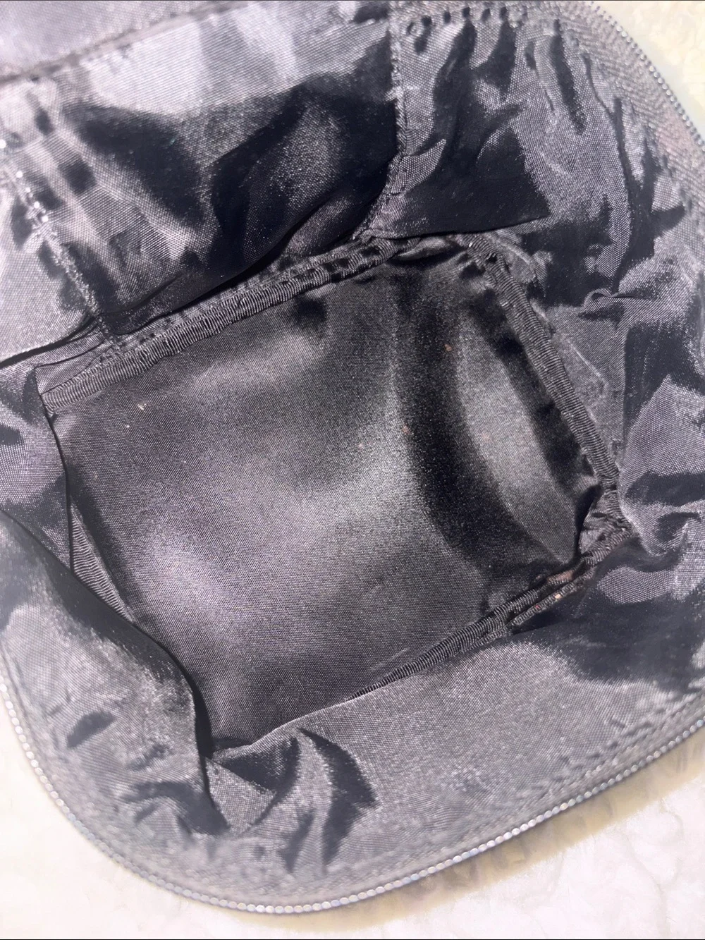 Studio Basics Black Nylon Makeup Organizer Travel Train Case